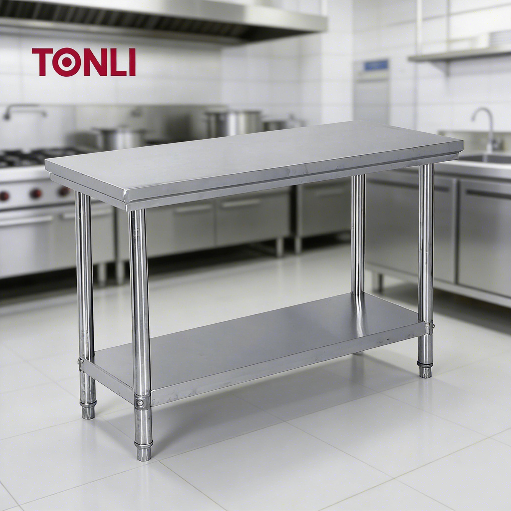 Wholesale Cheap Price 201 Stainless Steel Kitchen Work Table Commercial For Catering