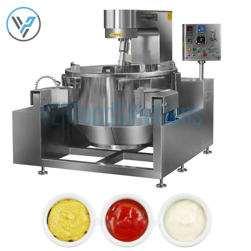 Automatic Industrial China Origin Sauce Porridge Planetary Jacketed Kettle Boiler Machine with Auto Stirrer