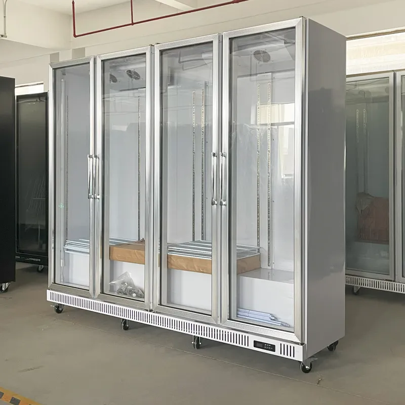 Professional Commercial Countertop Freezer Display Vertical Chiller Vertical Display Freezer