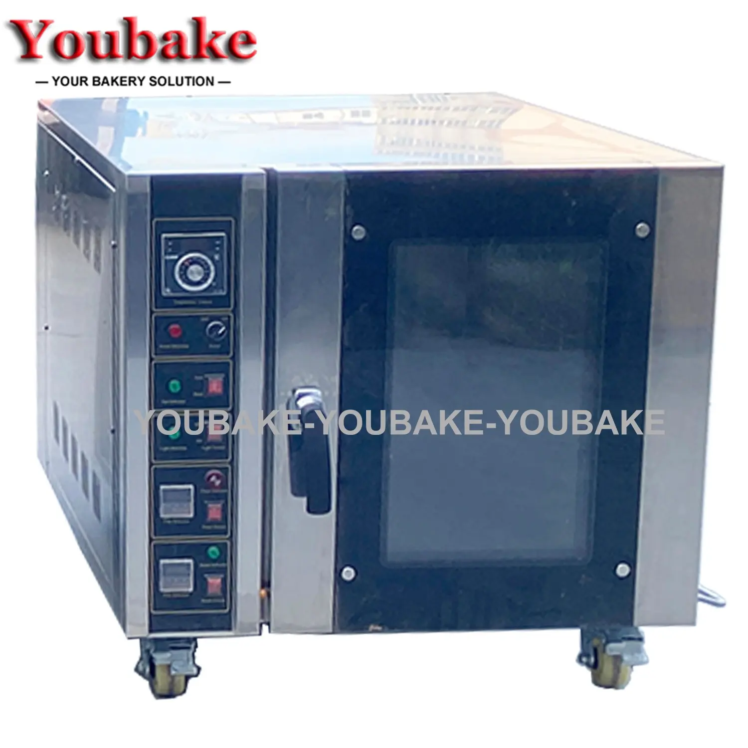 Industrial Professional Bread Baking Machine 5 Trays Electric Hot Air Convection Baking Oven Machine Convection System Oven