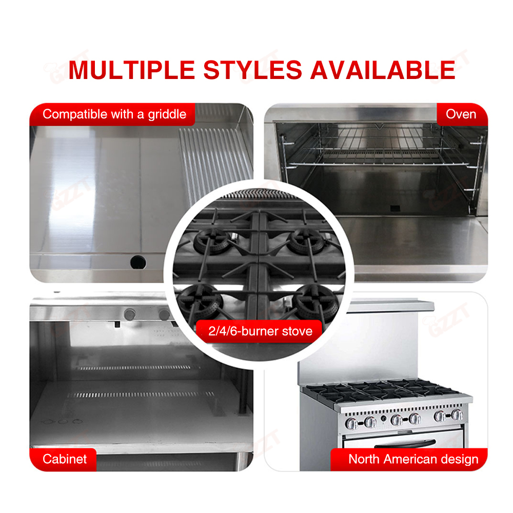 Free Combination Industrial Kitchen Griddle Equipment With Ce High Quality Good Prices Electric Gas Griddle With Oven