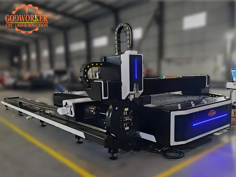 Plate Tube CNC Fiber Laser Metal Cutting Machine Usage