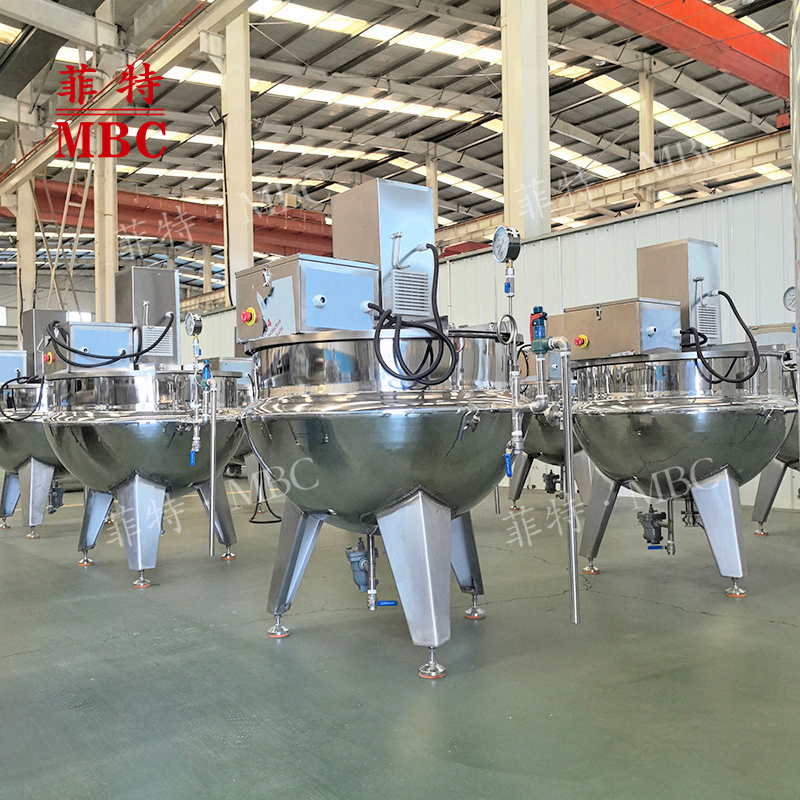 High Quality Steam Jacketed Kettle Marmita De Agitacion Milk Mixing Boiler Cyrus Cooking Machine with Agitator