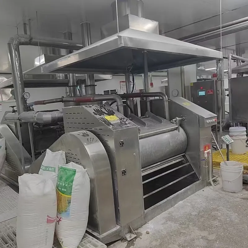 304 Stainless Steel Shrimp Strips Steamer & Cake Boiler - High-Capacity Snack Cooking Equipment