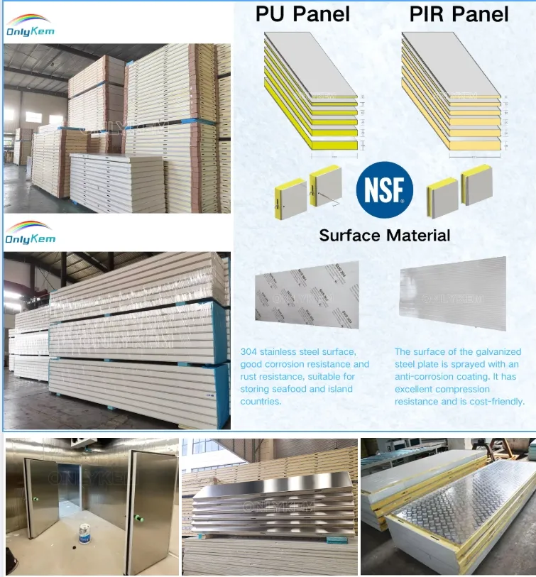 PUR Panels for Walk in Cold Room