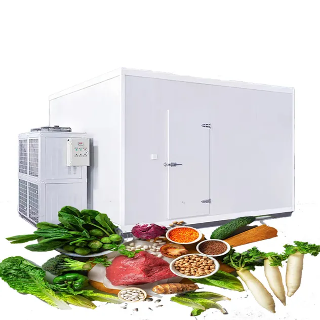 Custom Size High-Temp Commercial Cold Room Unit Fresh-Keeping Refrigeration for Supermarkets Restaurants