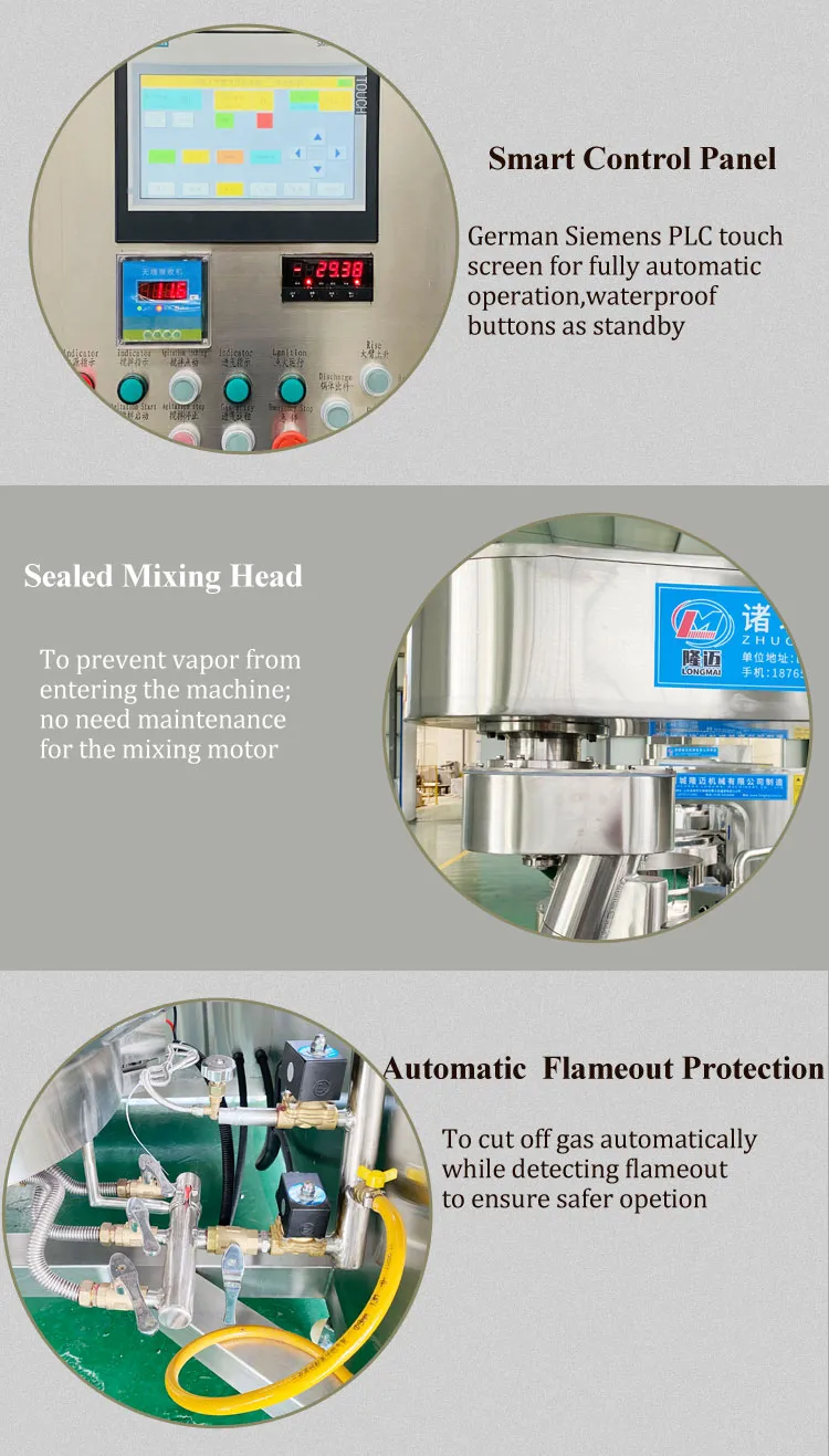 Steam Jacketed Boiler 150L Soup Sauce Boiling Kettle Food Cooking Tank Machine for Restaurant Kitchen