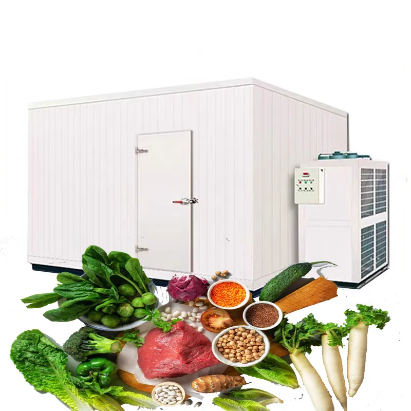 Custom Size High-Temp Commercial Cold Room Unit Fresh-Keeping Refrigeration for Supermarkets Restaurants