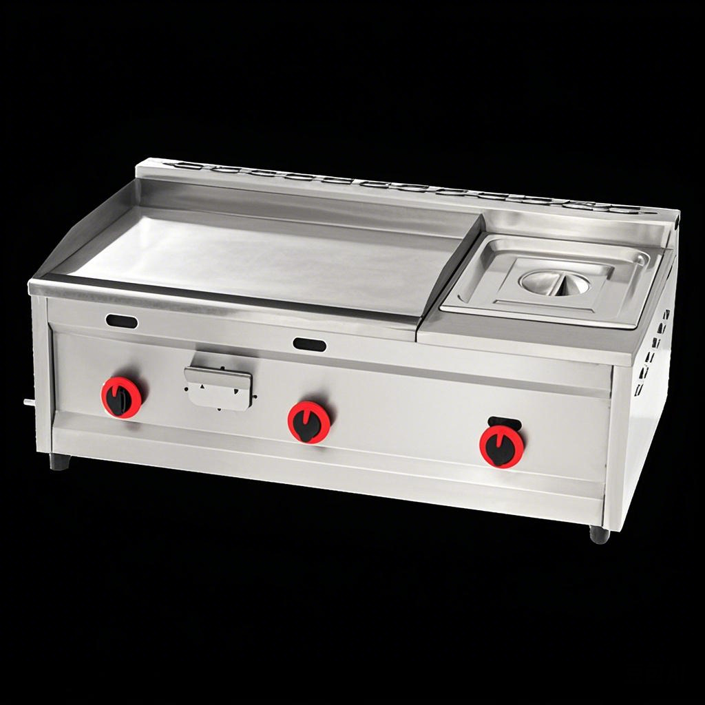 Restaurant Equipment Counter Top Flat Plate Electric Grills Hamburger Electric Griddles Gas Stove Griddle Stainless Steel