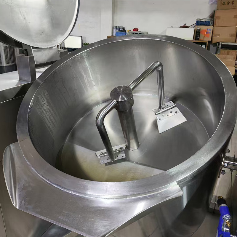 50 100L 150 250 500 Liter Commercial Jam Mixer Machine Commercial Electric Induction Industrial Cooking Kettle with Agitator