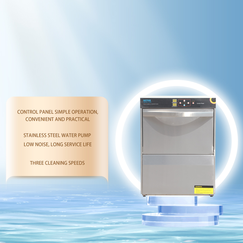 Large Capacity Stainless Steel Automatic Commercial Undercounter Dishwasher Machine for Small &amp; Medium Hotels