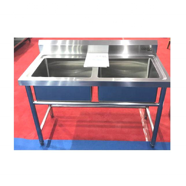 Binzhou Factory Three Compartment Stainless Steel Triple Bowl Commercial Utility Sink