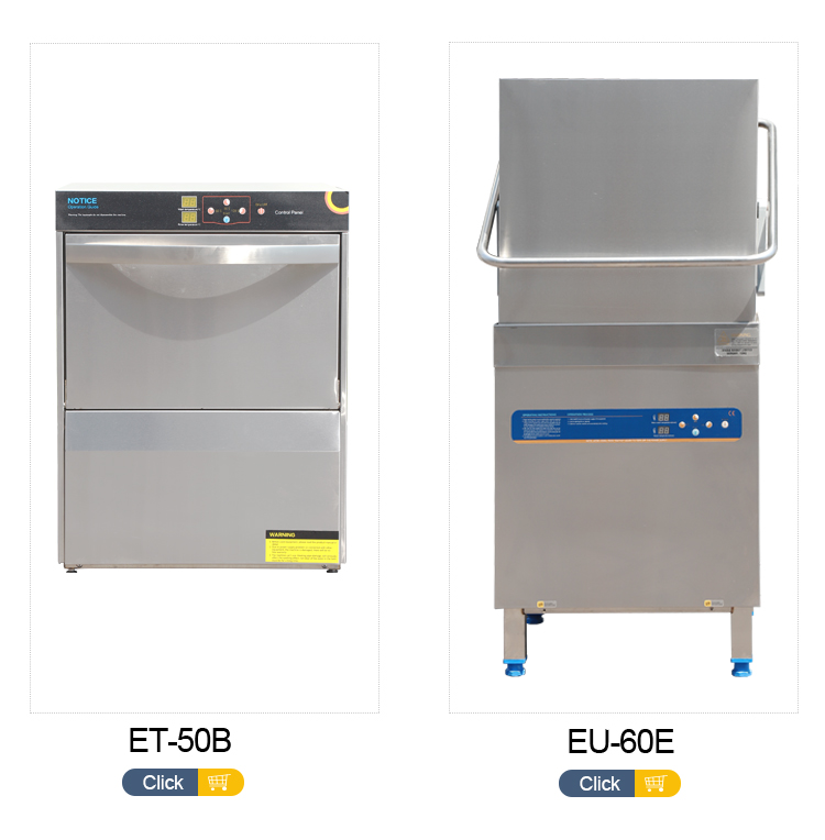 Large Capacity Stainless Steel Automatic Commercial Undercounter Dishwasher Machine for Small &amp; Medium Hotels