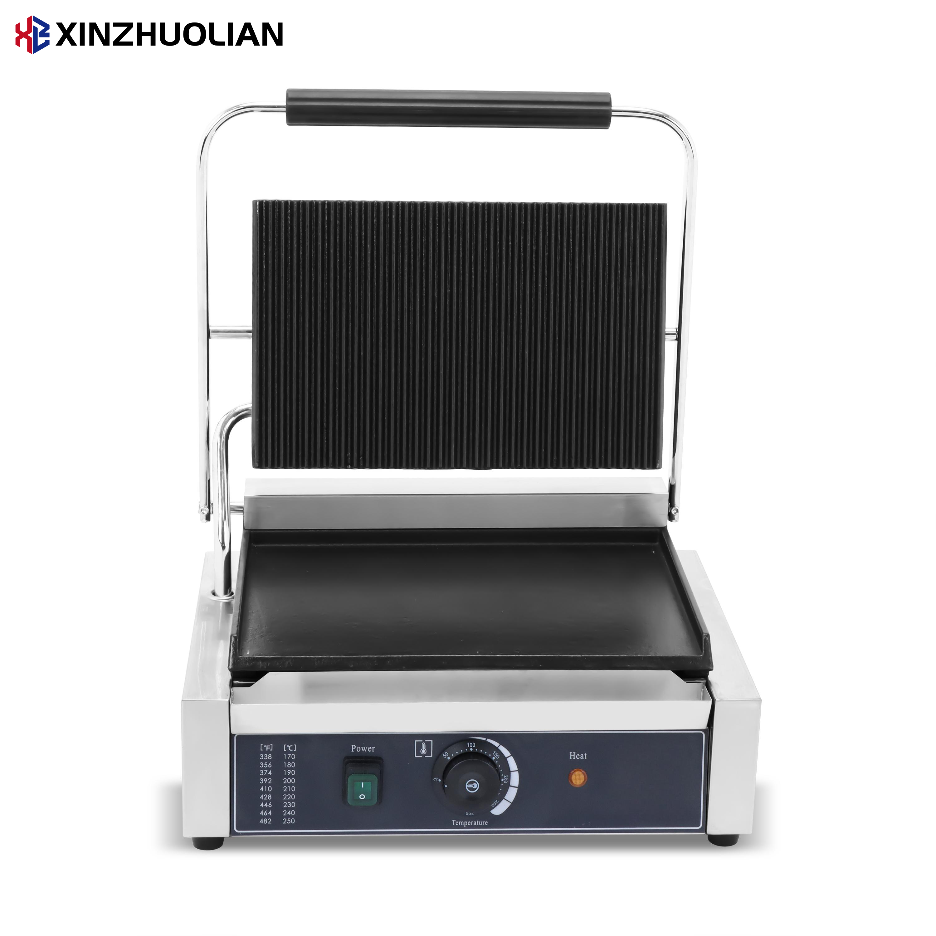 Stainless Steel Flat Top Gas Plancha Hot Plate BBQ Griddle Electric Grill Pan 2.2KW 110V/220V Wide