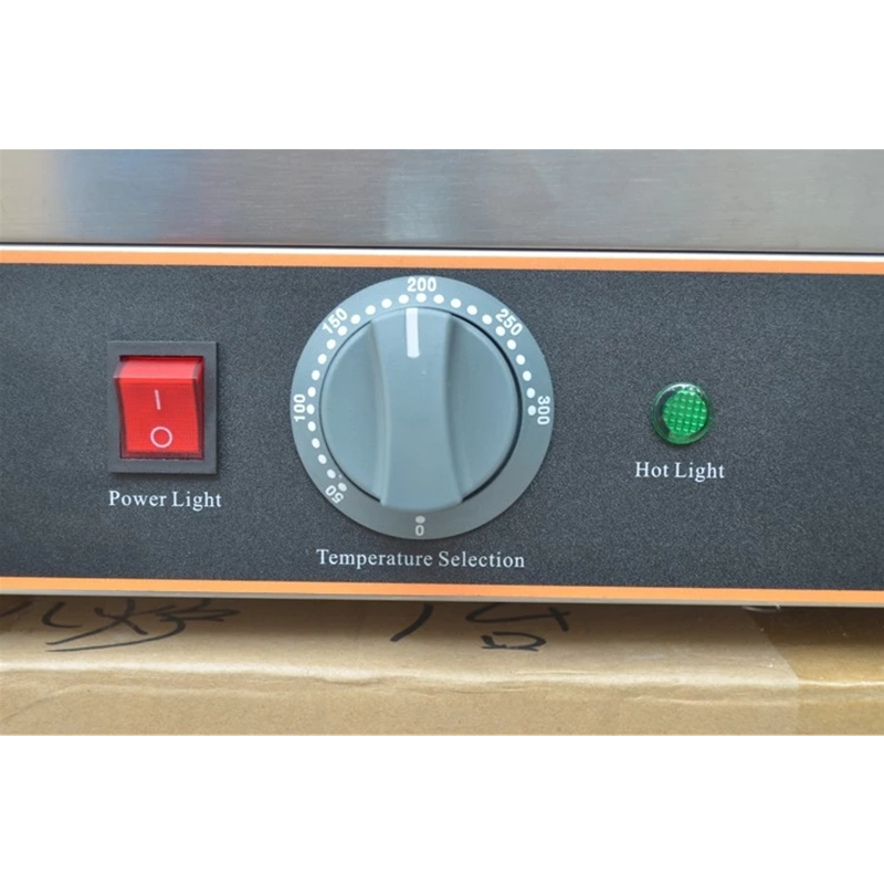Professional Electric Griller Commercial Griddle Machine Single Full Flat Plate Panini Contact Grill for Sale