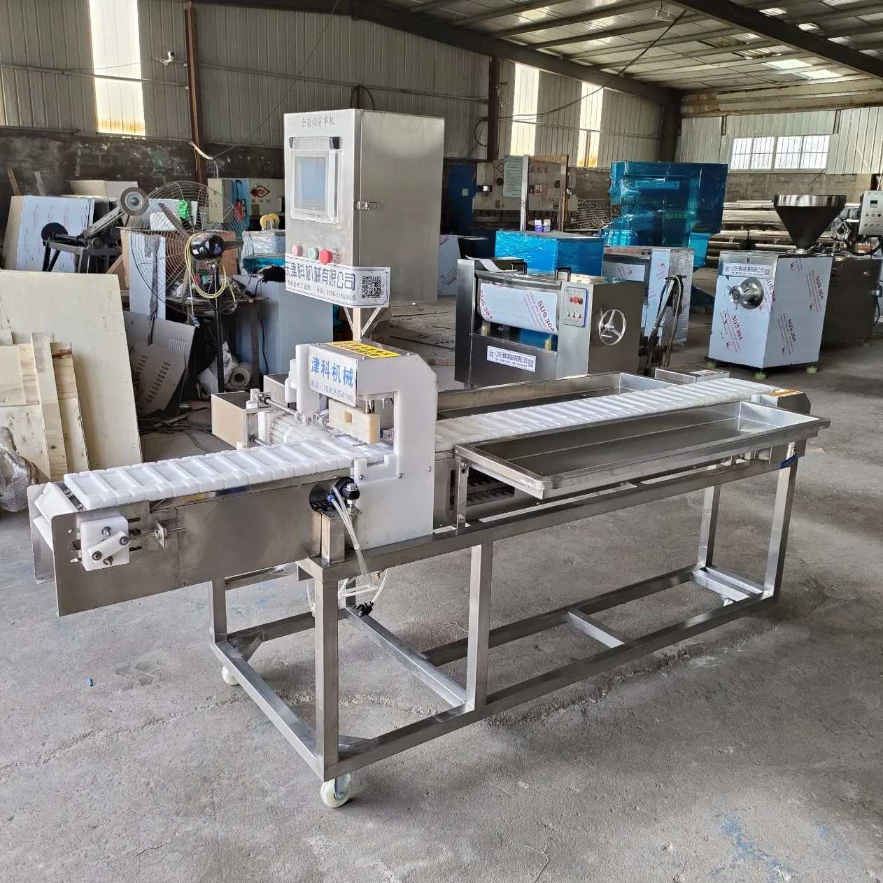 Automatic Meat Skewer Rotating Machine for Efficient Food Preparation