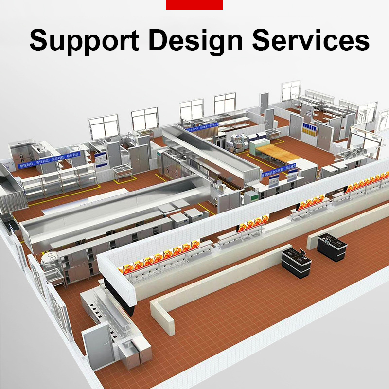 RTK Complete Kitchen Cooking Equipment Stainless Steel Hotel Supplies Restaurant Equipment