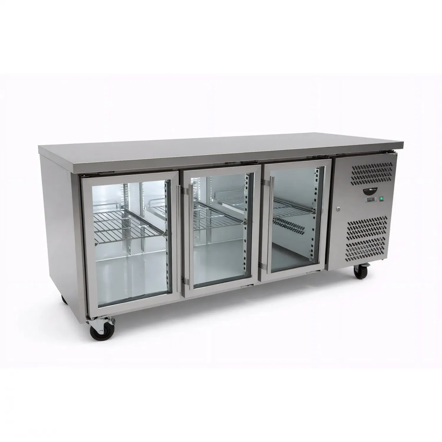 Gn3100 Series Commercial Stainless Steel Refrigerated Counter Chiller Freezer with Ventilated Cooling