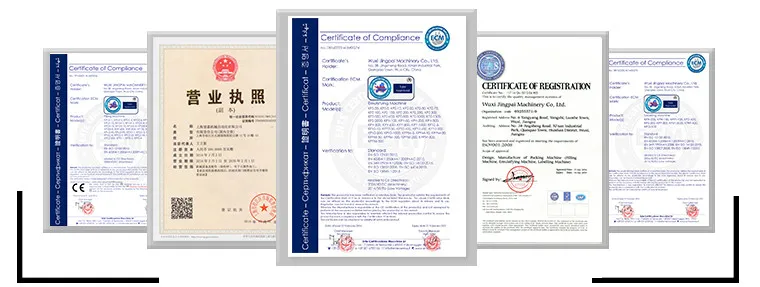 Quality certifications