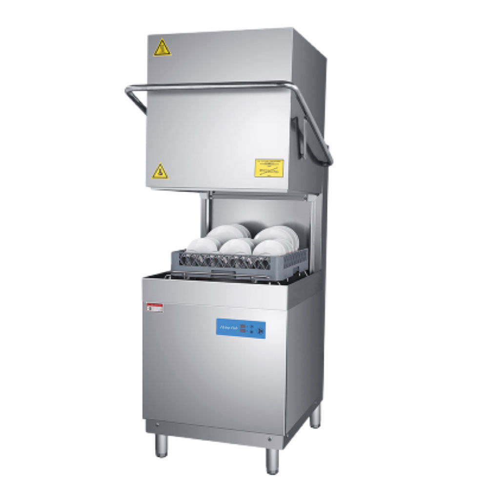 Factory Price Automatic Restaurant Use Commercial Dishwasher with Motor &amp; PLC 3kW Power