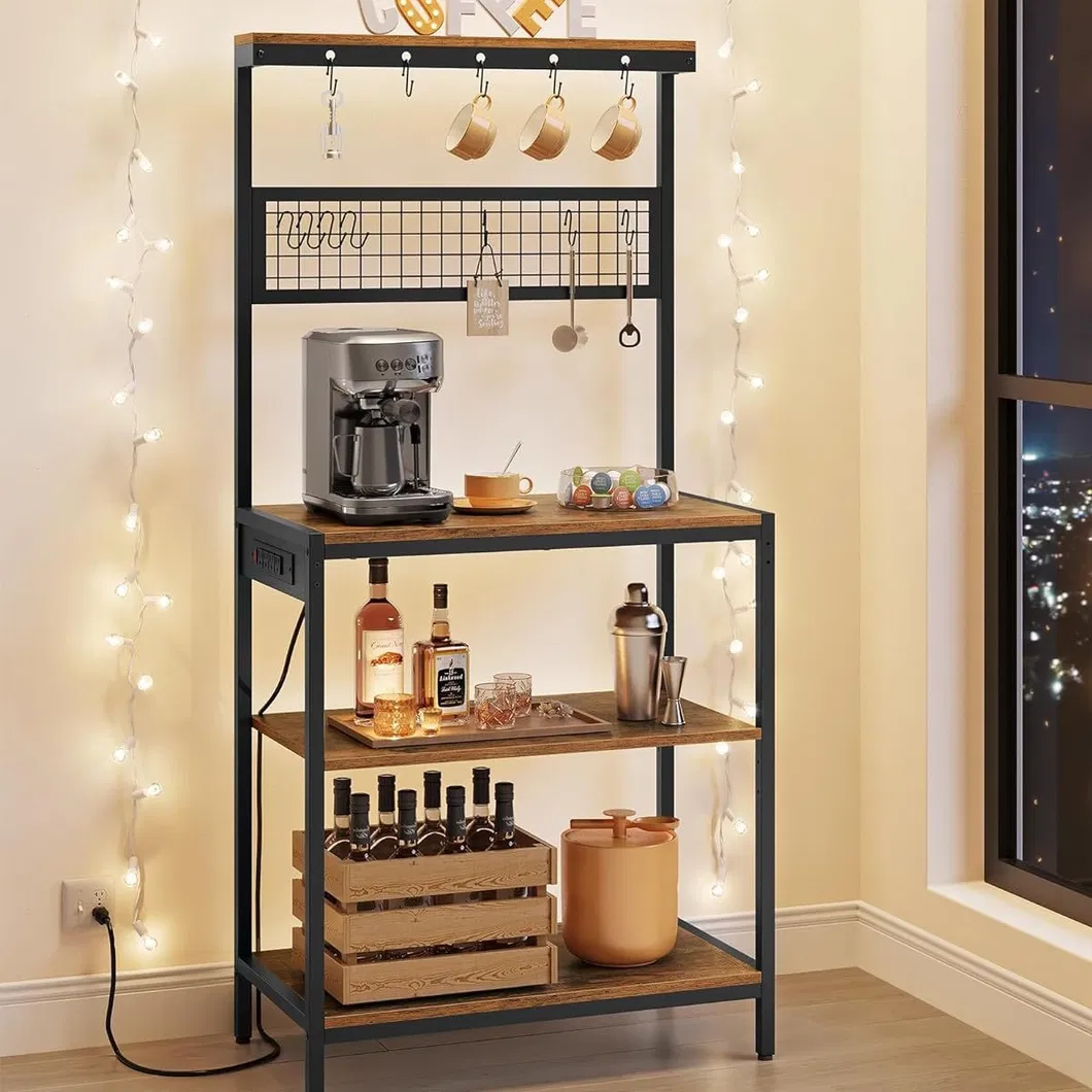 Stylish Wood Fabric Mobile File Cabinet with 3 Drawers