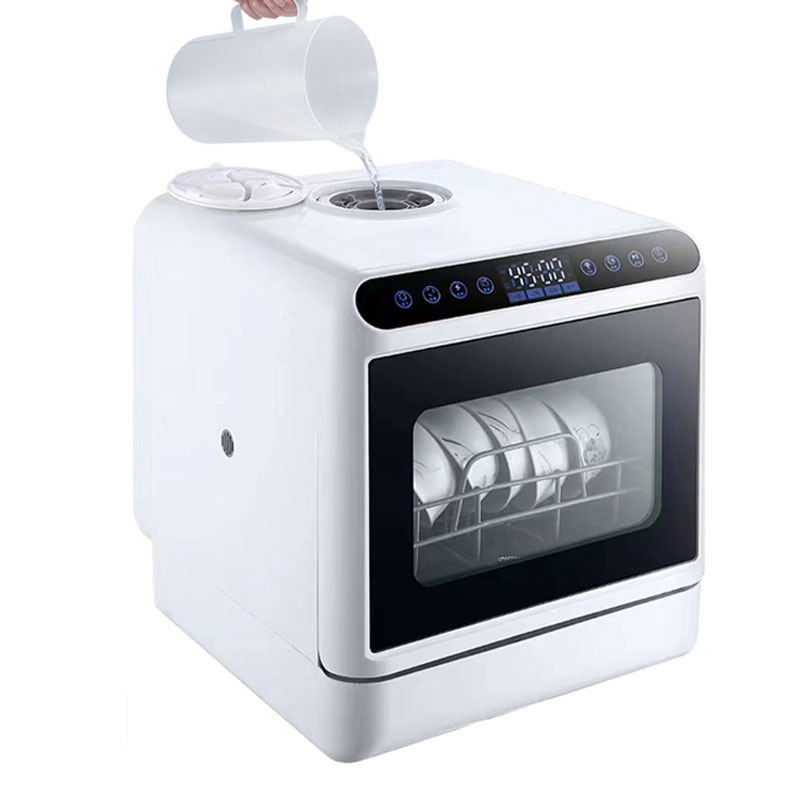 Ideal Space-Saving Portable Mini Countertop Dishwasher Fully Automatic Dishwasher With Water Tank