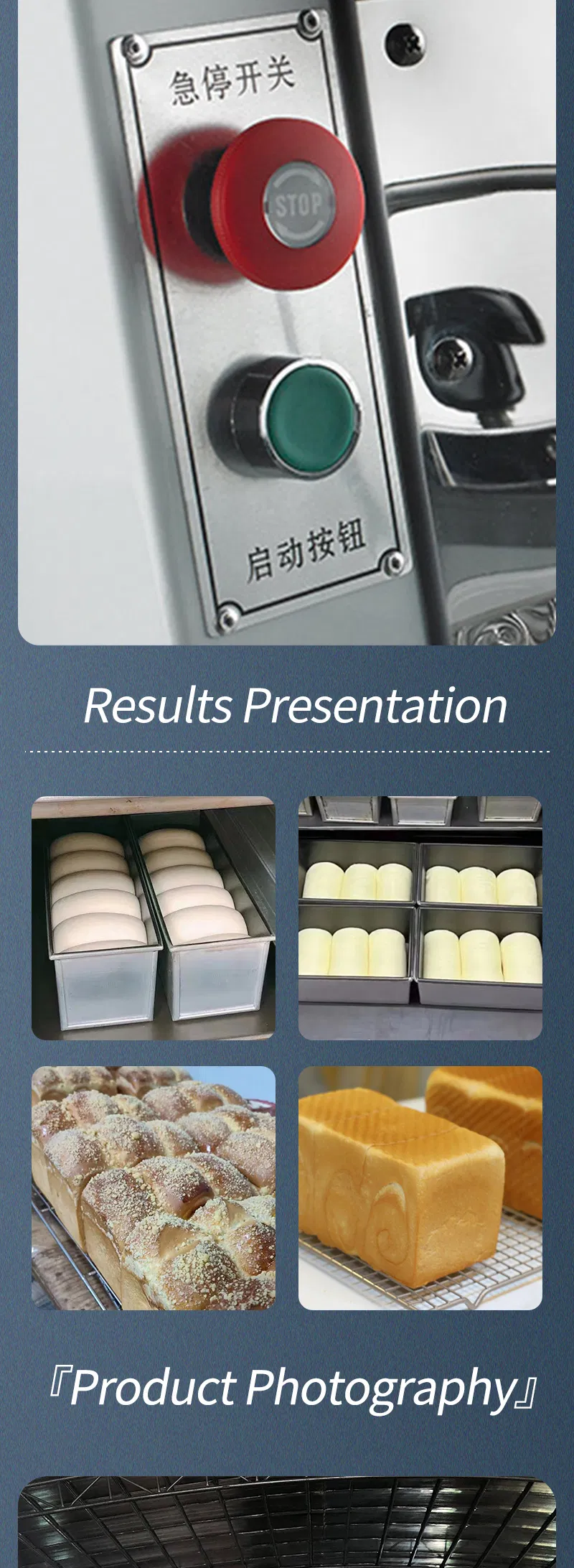 Baking Equipment for Dough Processing Making Toast Buns Bread Toast Shaping Machine