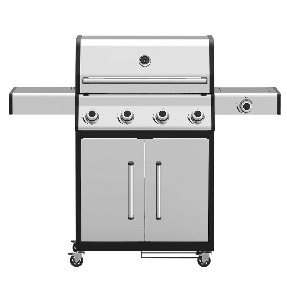 Outdoor Gas BBQ Grill Kitchen Assembled Stainless Steel Gas and Electric Cooker Griddle Grill
