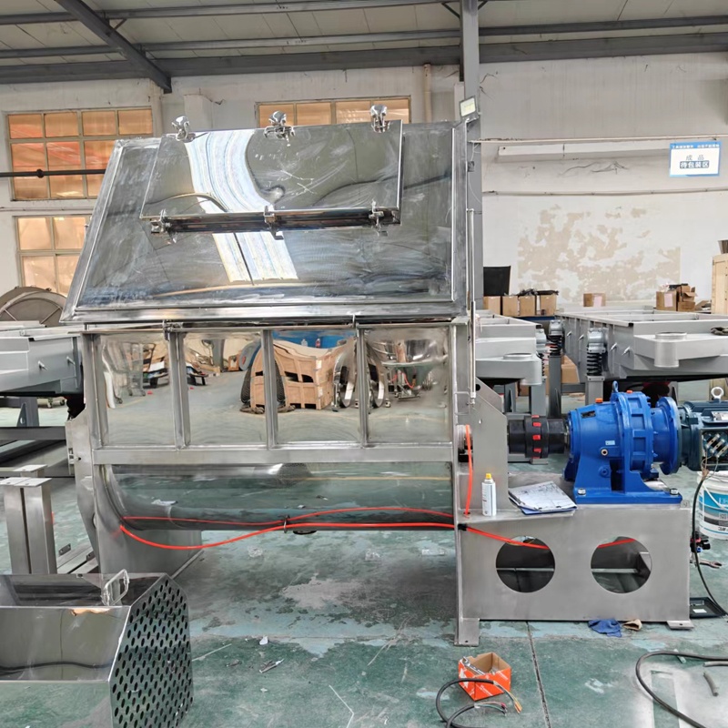 Professionally Mixing Blender Machine Stainless Steel Horizontal High Precise Large Quantities Horizontal Ribbon Mixer