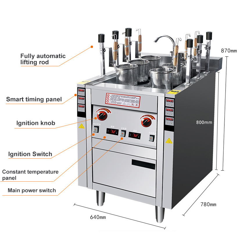 Pasta Boiler Professional Restaurant Pasta Boiler Induction Noodle Cooker