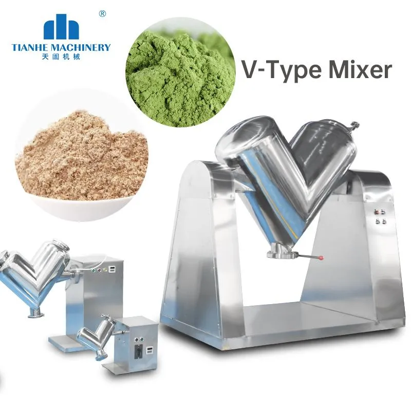 Pharmaceutical Food Dry Powder V-Shape Mixer Machine for Large Volume Production
