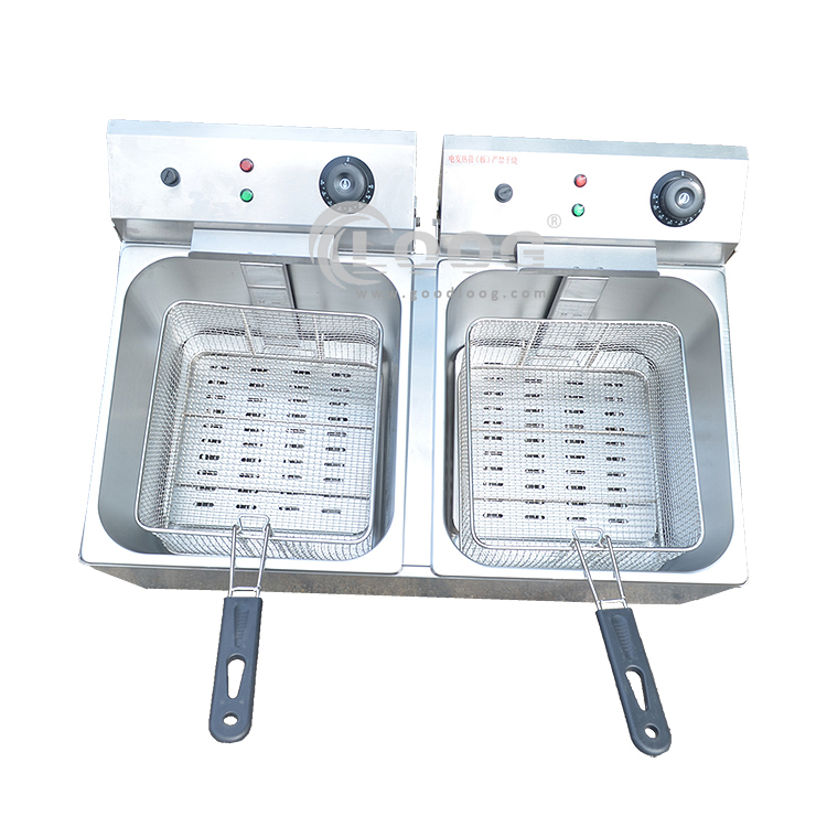 Wholesale Stainless Steel Fryer Machine French Frie Frying Machine Electric Deep Fryer Mini Donut Fryer Machine for Sale
