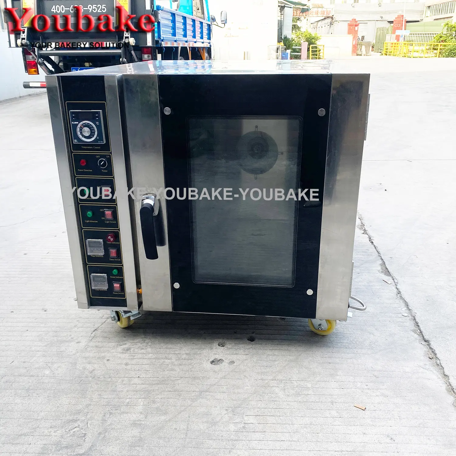 Industrial Professional Bread Baking Machine 5 Trays Electric Hot Air Convection Baking Oven Machine Convection System Oven