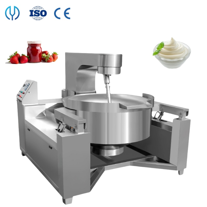 CE Certified Planetary Jacketed Cooking Pot Meat Sauce Boiler Mixing Machine Food Processing Cooking Machine