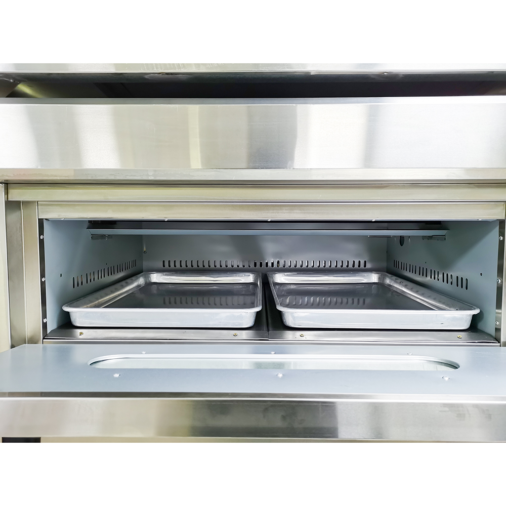 Electric &amp; Gas Convection Baking Oven with Digital Control 3 Decks 6 Trays Industrial Multifunctional Bread Cake Oven for Bakery