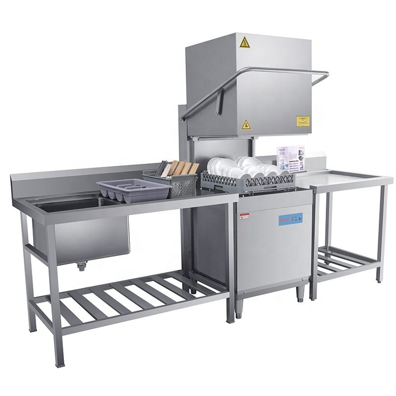 ETL CE High Capacity China Automatic Commercial Hood Type Freestanding DishWasher Dishwasher Restaurant Dishwashing Machine