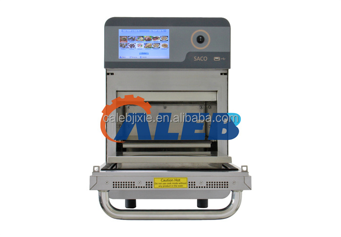 Automatic high speed cooking oven side view