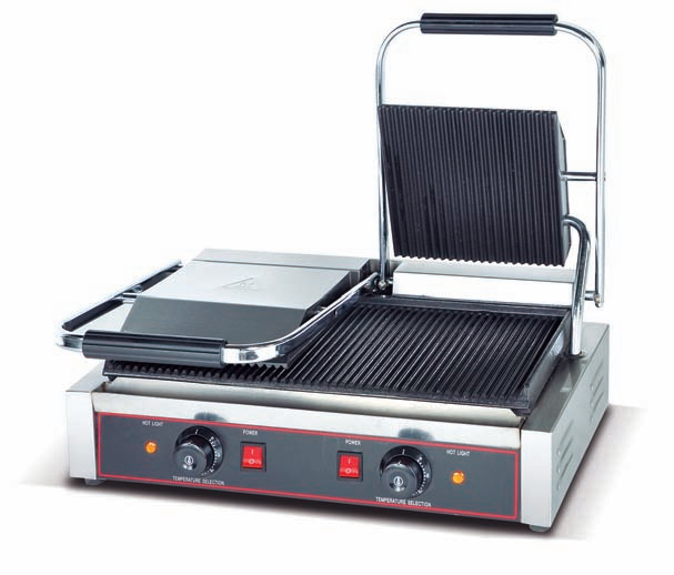 Commercial Price Sanduicheira Burger Griddle Hamburger Sandwich Maker Gas Electric Indoor Contact Grill and Panini Press Machine