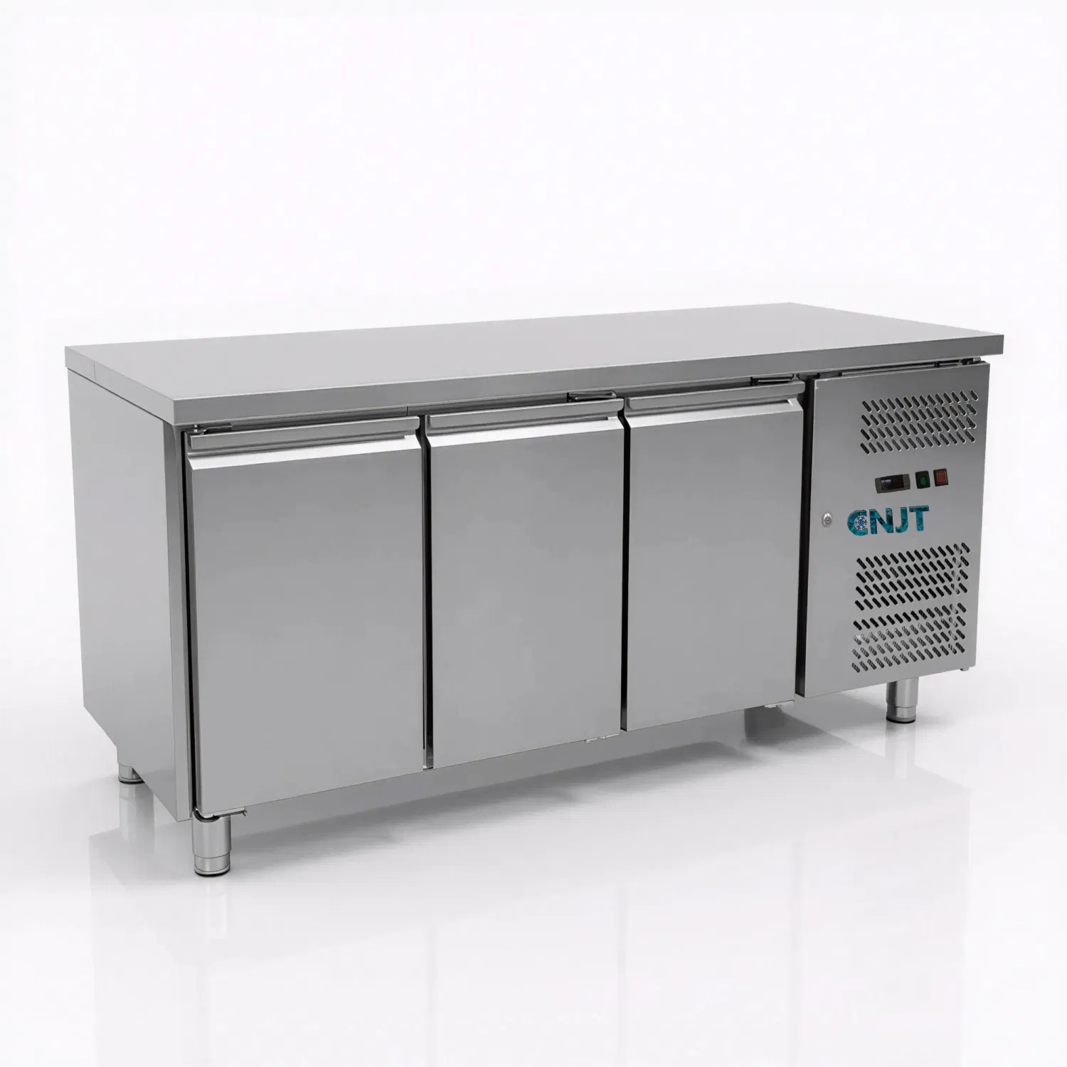 Gn3100 Series Commercial Stainless Steel Refrigerated Counter Chiller Freezer with Ventilated Cooling