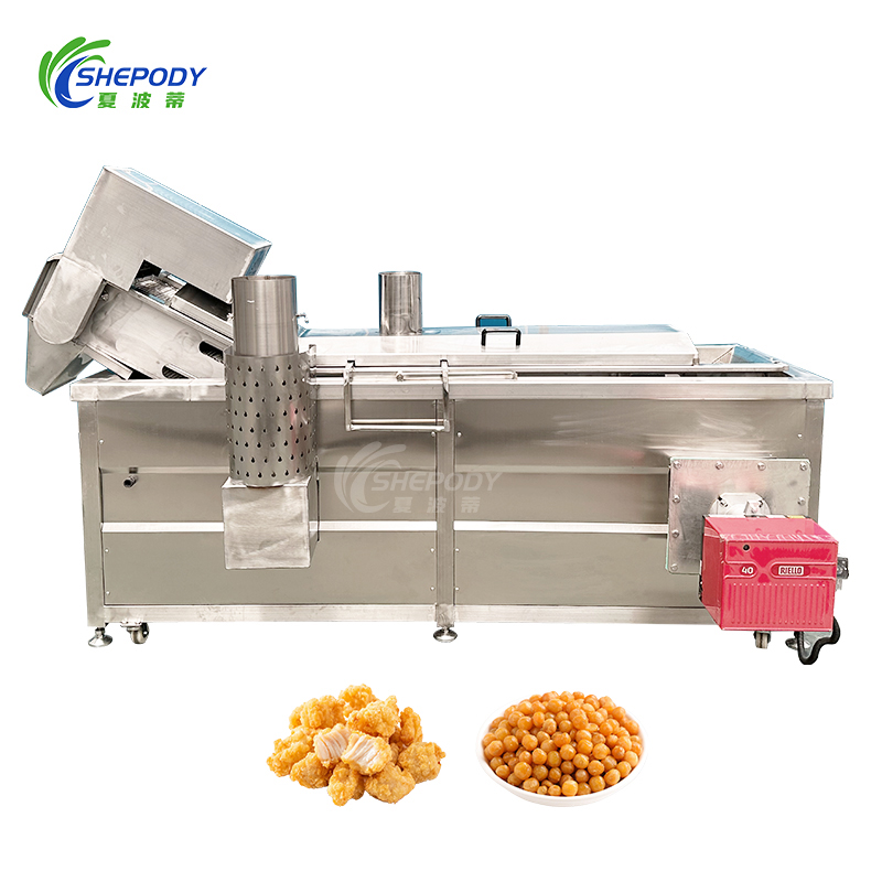 Shepody Industrial Continuous Frying Machine Plantain Chips Groundnut Continuous Fryer Machine Chicken Frying Machine