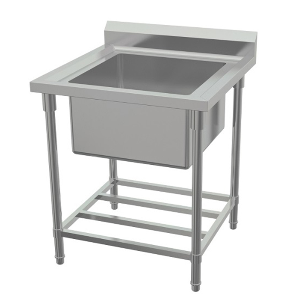 Commercial Wholesale Outdoor 3 Compartment Stainless Steel Kitchen Sink with Under Shelf