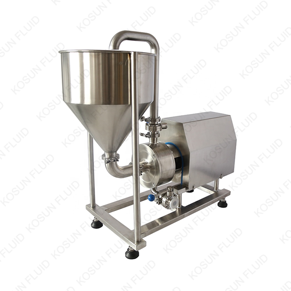 Food Grade Inline Liquid Xanthan Gum Powder Mayonnaise Mixing Machine