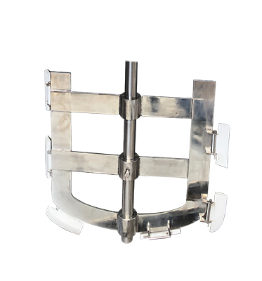 Scraper mixer