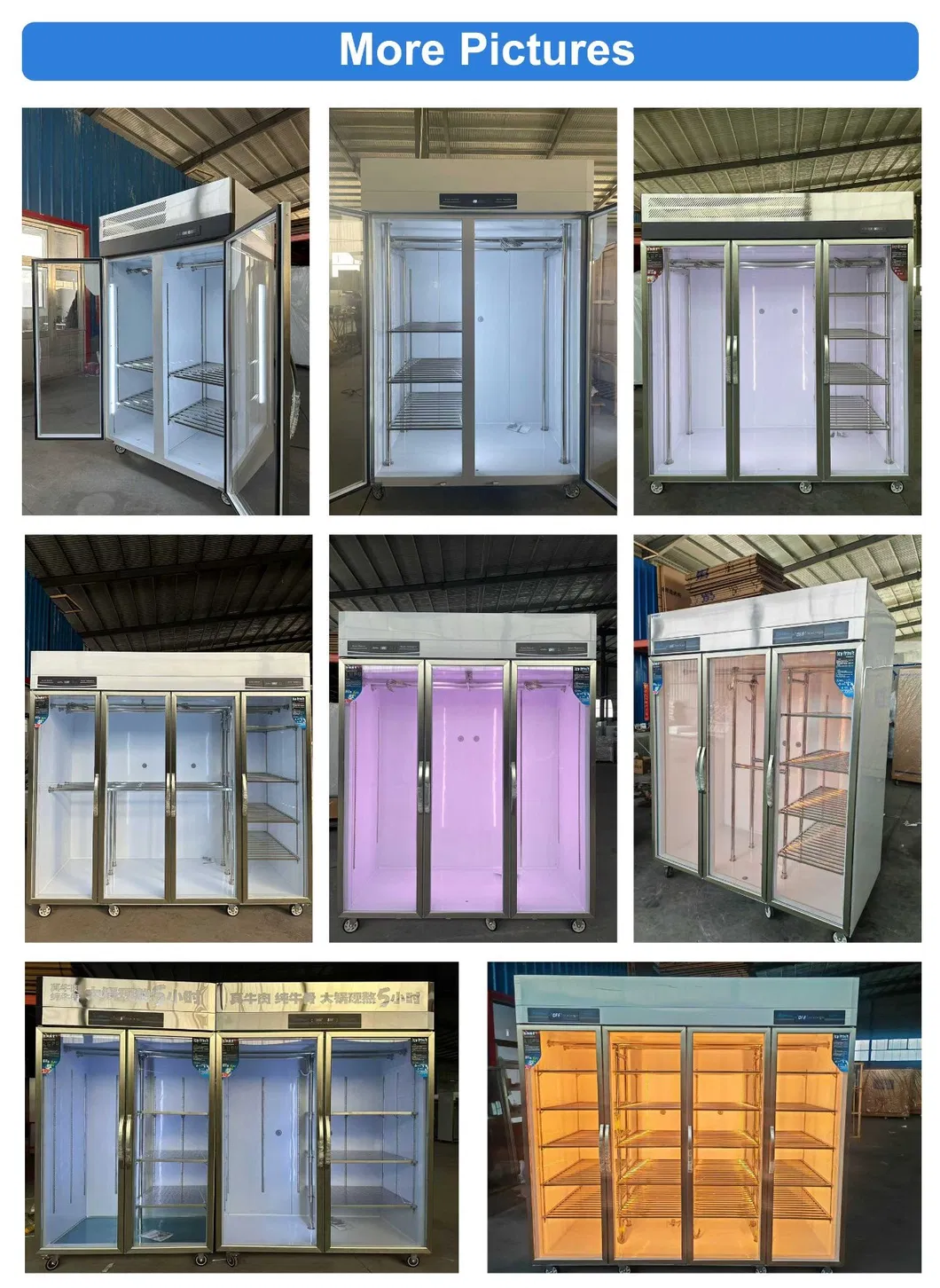 Hanging Fridge Fresh Meat Cabinet Meat Chiller Showcase Refrigerator Display Freezer Cases Shop Counter
