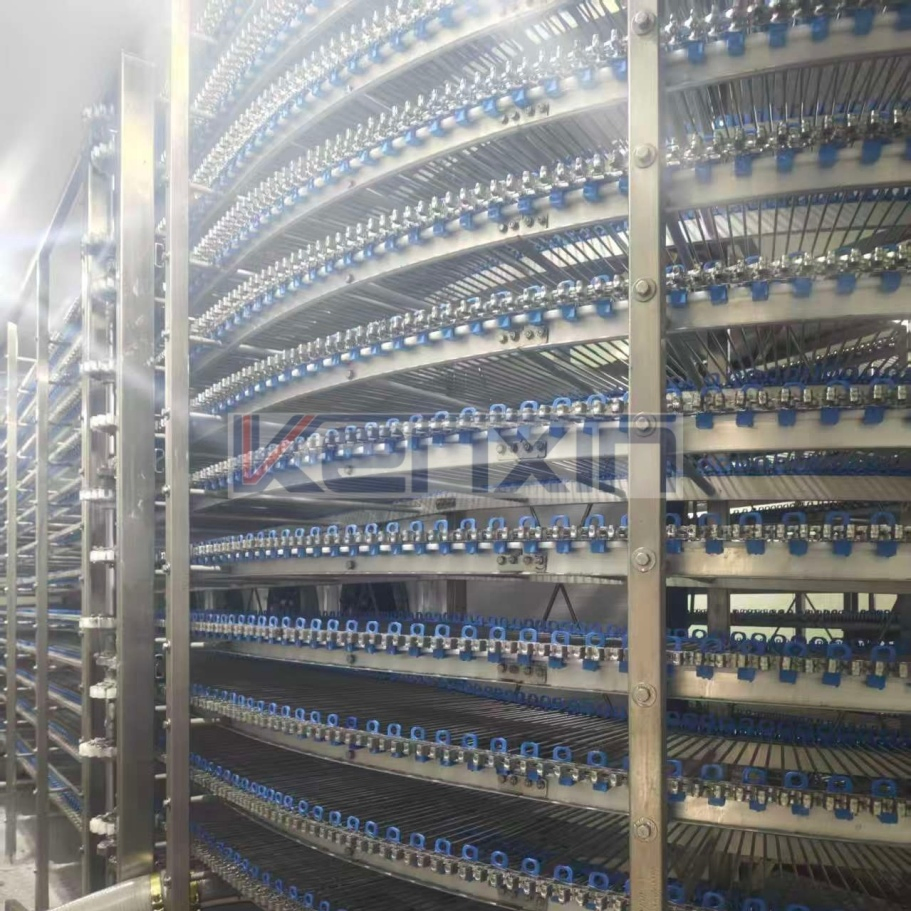 High-Performance Spiral Cooler Tower Spiral Cooling Equipment for Dough Processing Lines