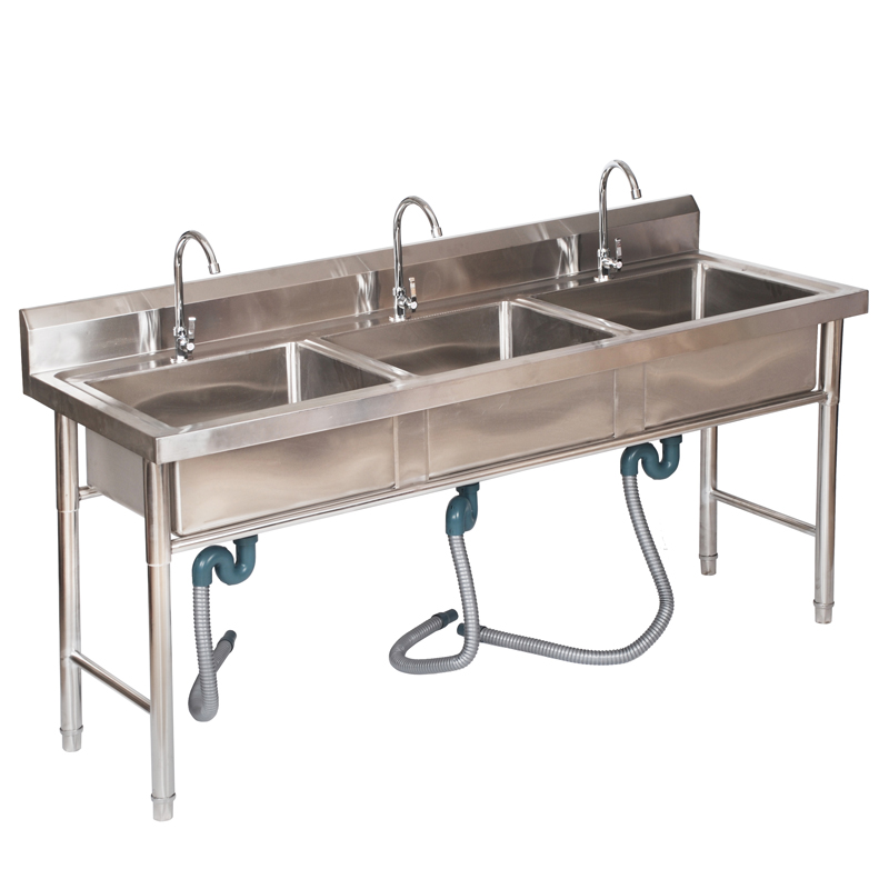 3 Compartment NSF Stainless Steel Commercial Bar Sink 3 Sink