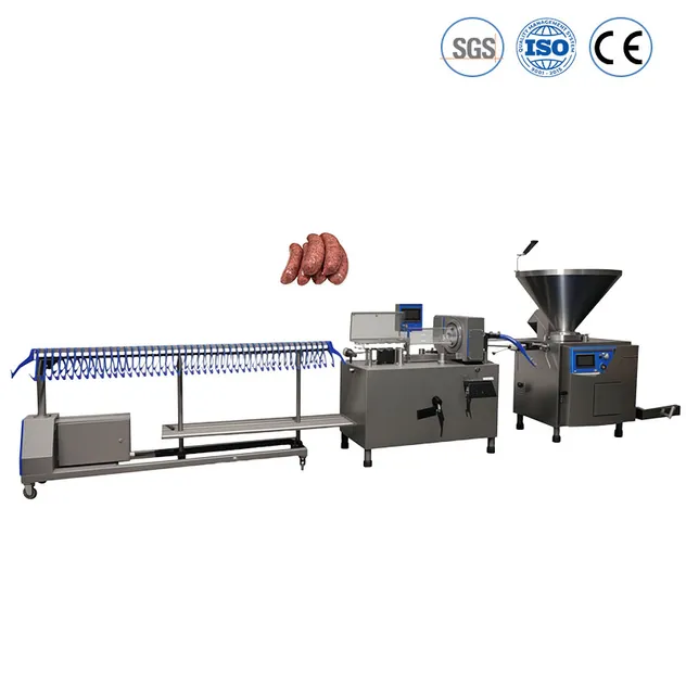 Vacuum Sausage Filler with high speed twisting machine