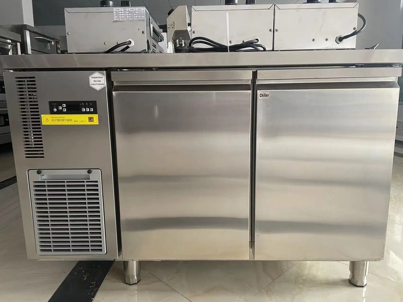Premium Stainless Steel Under Counter Chiller for Fresh Food Freezer