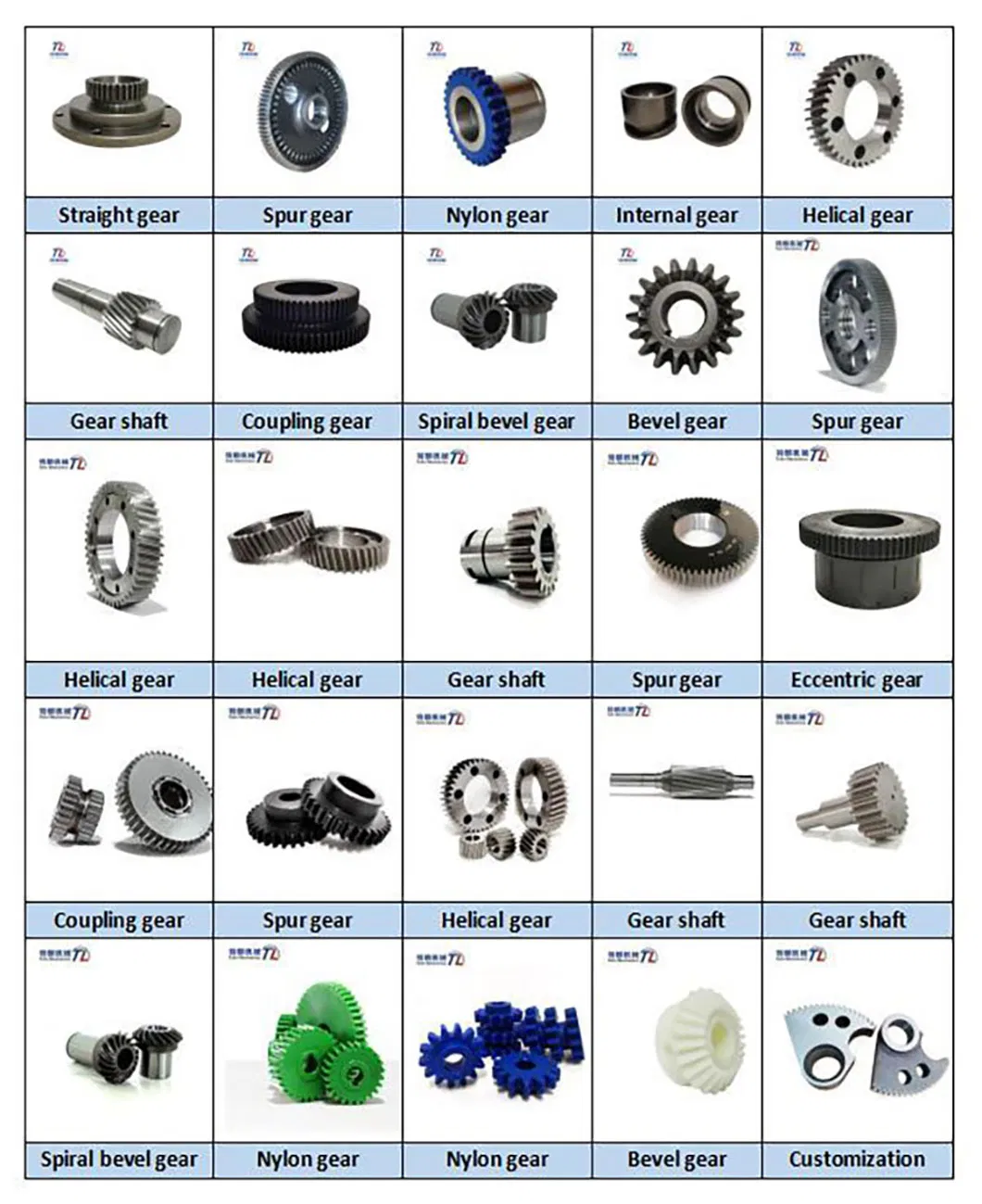 Hot External Cut Customization Spiral OEM CNC High Quality Customized Bevel Gear Set