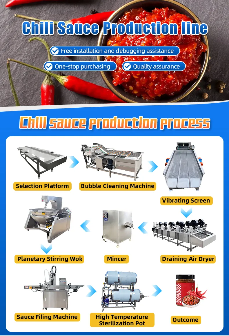 Tomato Sauce Ketchup All-in-One Tomato Paste Making Machine